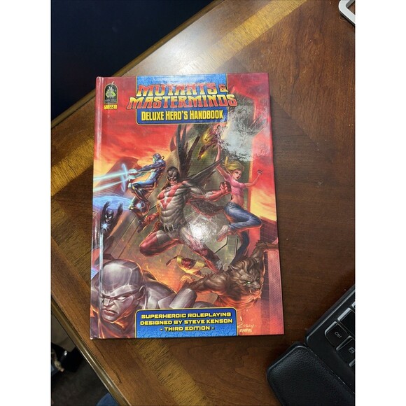 Mutants & Masterminds Deluxe Hero's Handbook Hardcover Third Edition - Picture 1 of 6